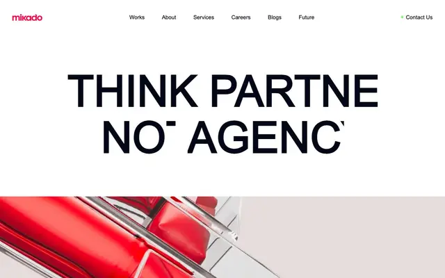 Mikado UX/UI & Branding Studio website
