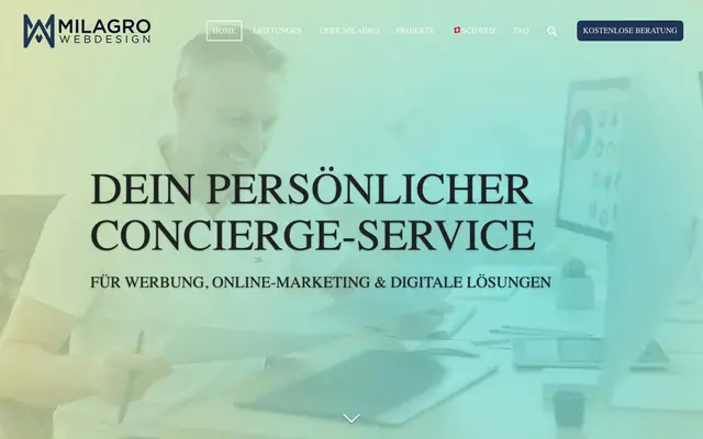 MILAGRO WEBDESIGN website