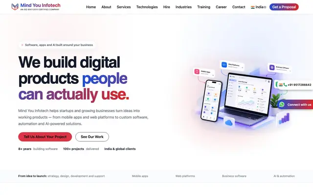 Mind You Infotech Private Limited website