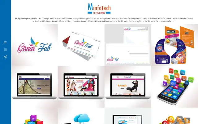 Minfotech IT Solutions website
