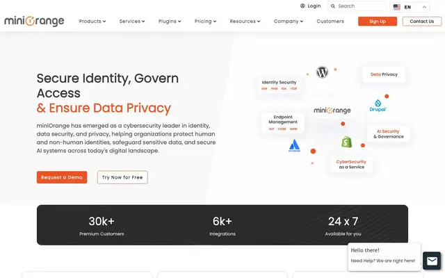 miniOrange website