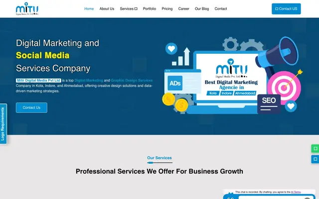Mitii Digital Media Pvt .Ltd. Best Digital Media… website