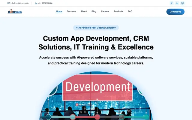 Mobicloud website