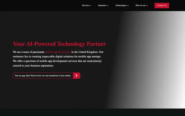 MAD - Mobile App Developers UK website