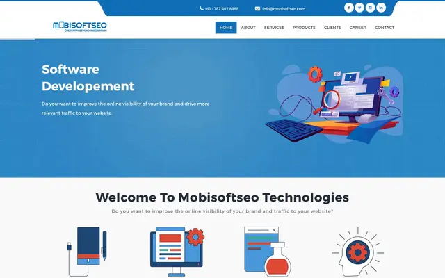 Mobisoftseo Technologie website