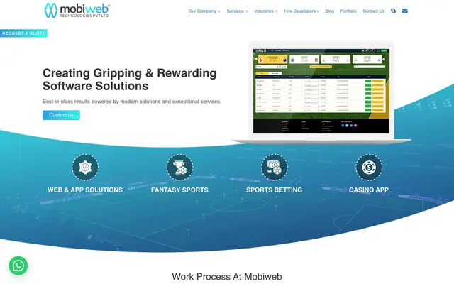 MobiWeb Technologies Pvt Ltd website