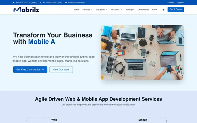 Mobrilz Private Limited website