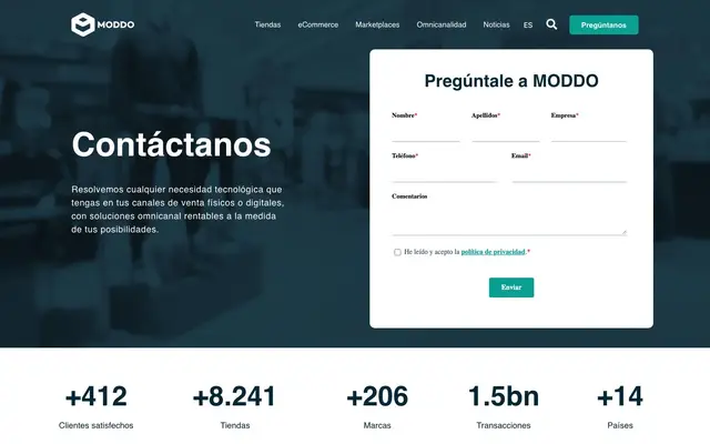 Moddo website