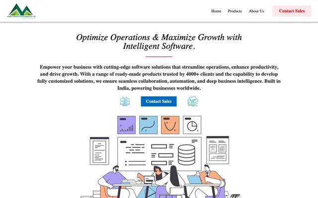Modern Software Technologies Pvt. Ltd website