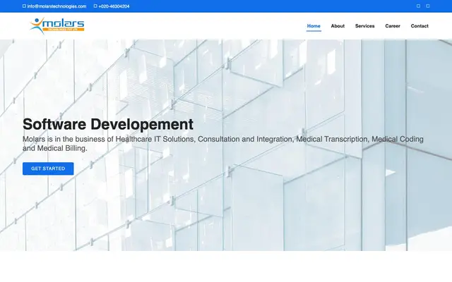 Molars Technologies Pvt Ltd website
