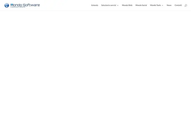 MONDO SOFTWARE s.r.l. website