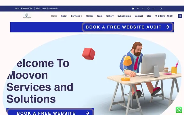MoovOn Services & Solutions website