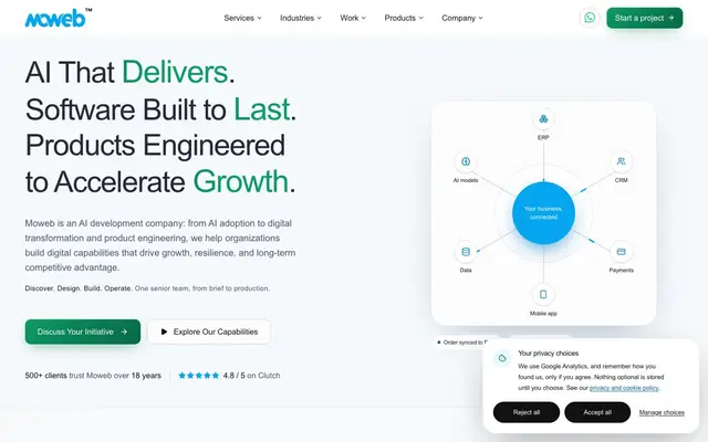 Moweb Technologies Private Limited website