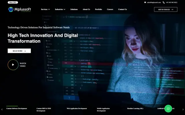 MPLUSSOFT website