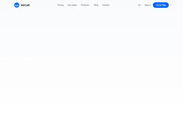 MrCall website