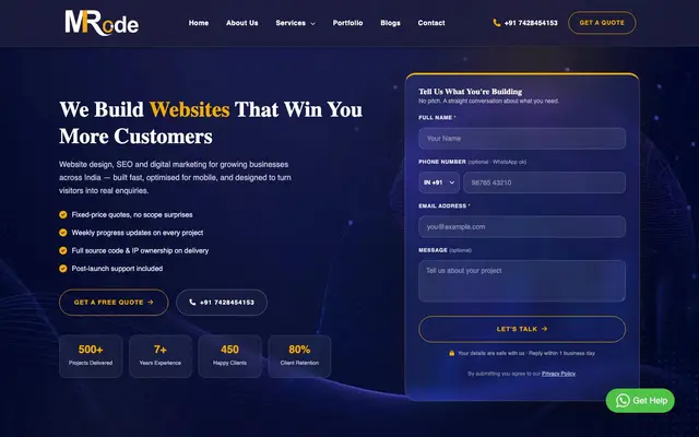Software Development company website