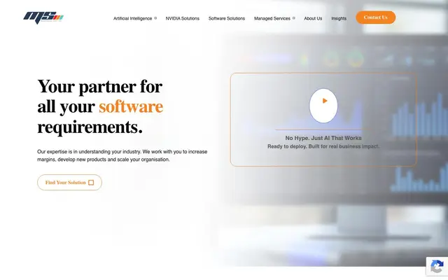 MSBC Group India website