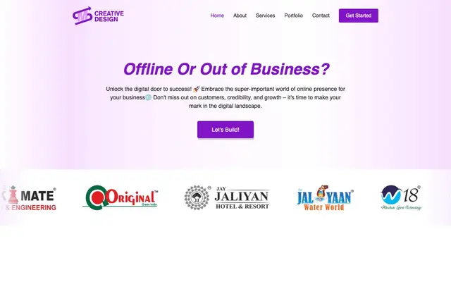 MS Creative Design website