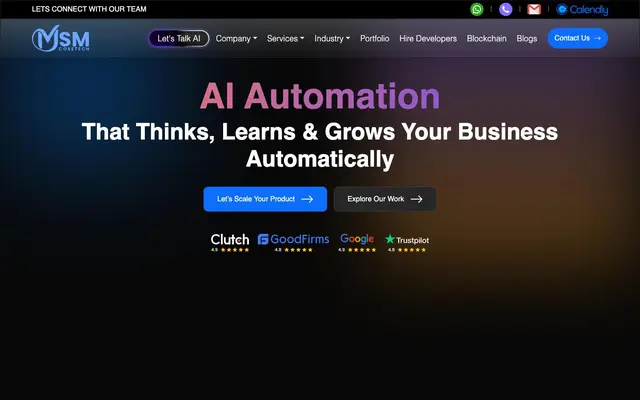 MSM Coretech Innovations website