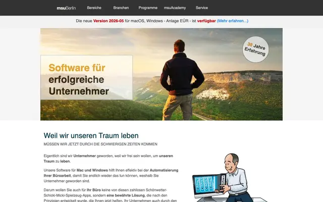 Menschen Software Unternehmen msuBerlin GmbH website