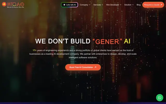Mtoag Technologies (P) LTD website