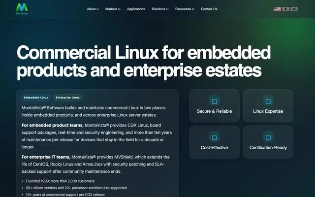 MontaVista Software IDC website