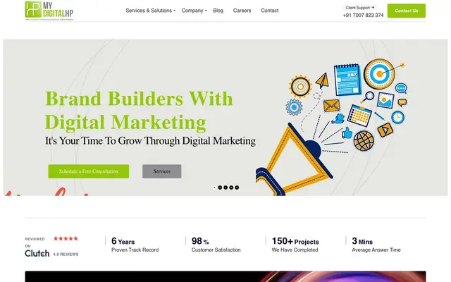 MyDigitalHp IT Solutions website