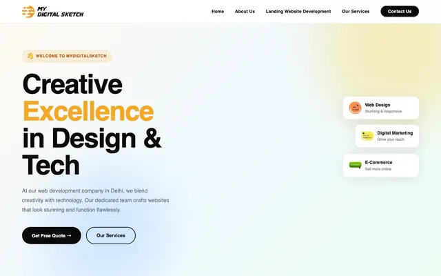 My Digital Sketch website