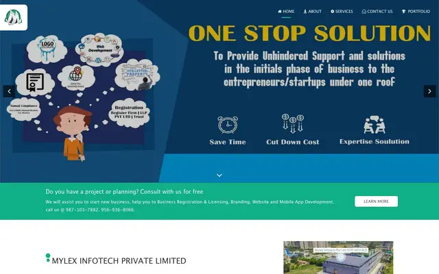 MYLEX INFOTECH PVT. LTD website