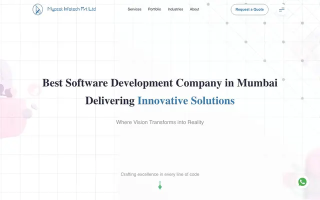 Mypcot Infotech Pvt Ltd website