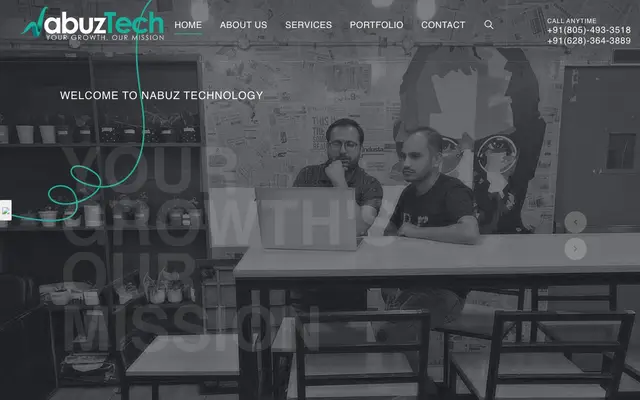 Nabuz Technologies website