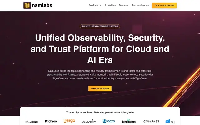 NamLabs Technologies Pvt. Ltd. website