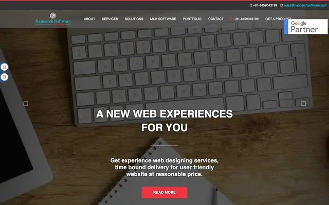Nanoarch Software website
