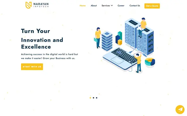 Narayan Infotech website