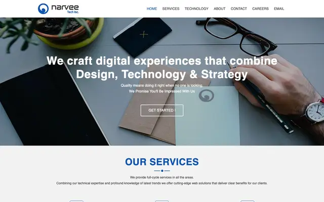 Narvee Technologies Pvt Ltd website