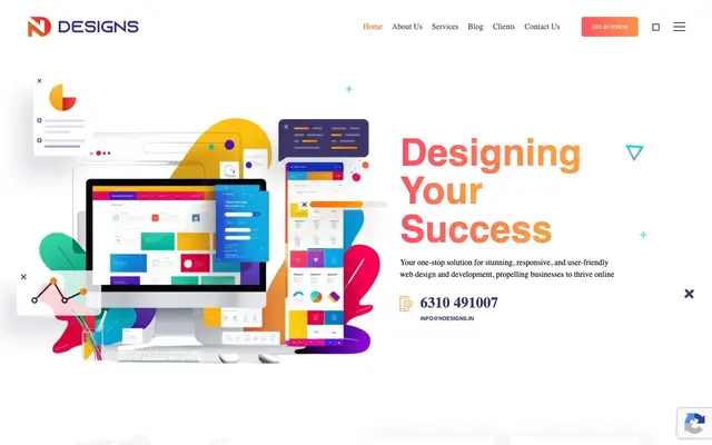 Naresh Designs website