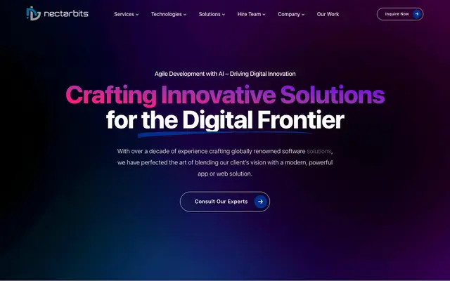 NectarBits Pvt Ltd website