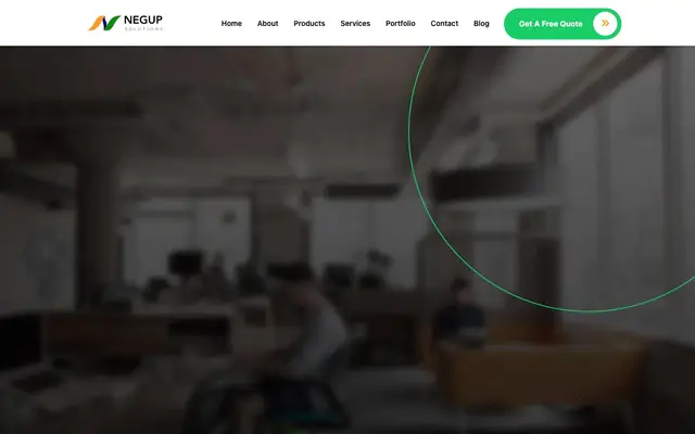 Negup Solutions website