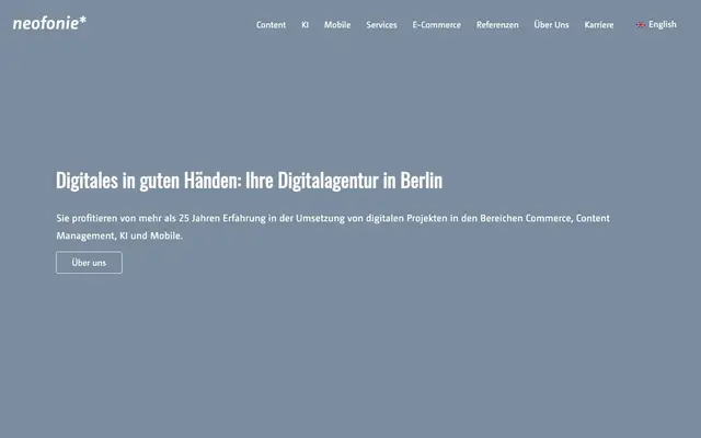 Neofonie GmbH website