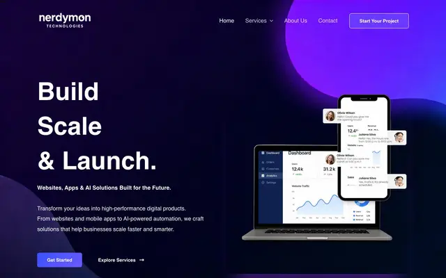 Nerdymon Technologies website