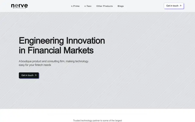 Nerve Solutions website