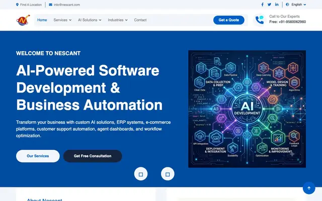 Nescant Info Systems | Website Development | E-Commerce Development | Mobile Apps Development, Digital Marketing in Delhi website