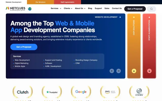 Netclues India website
