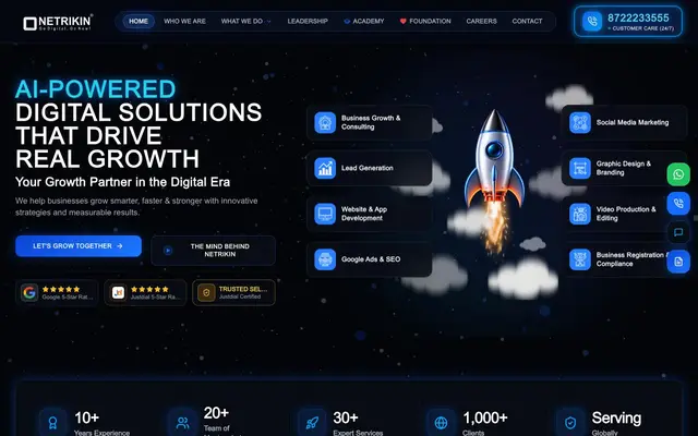 NETRIKIN DIGITAL SOLUTIONS website