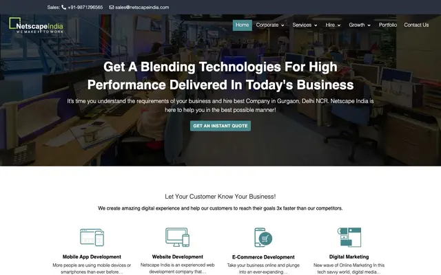 Netscape India website