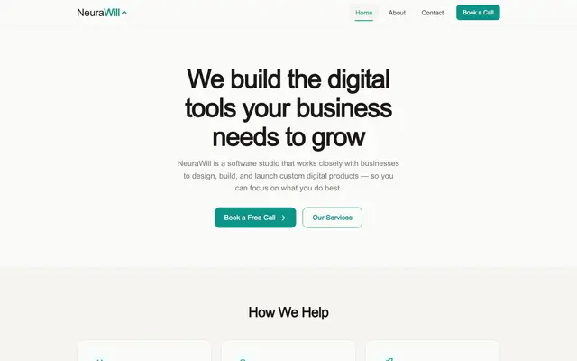 Neurawill Technologies website