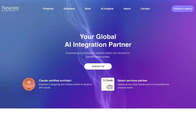 NEURONY SOLUTIONS HQ website