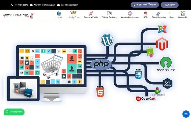 New Gainea website