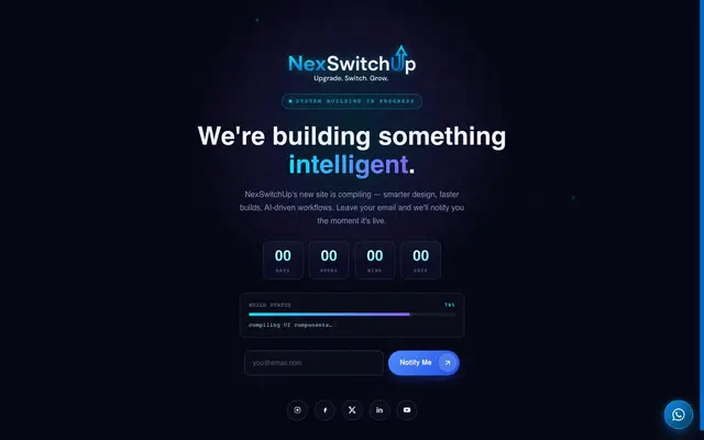 NexSwitchUp website