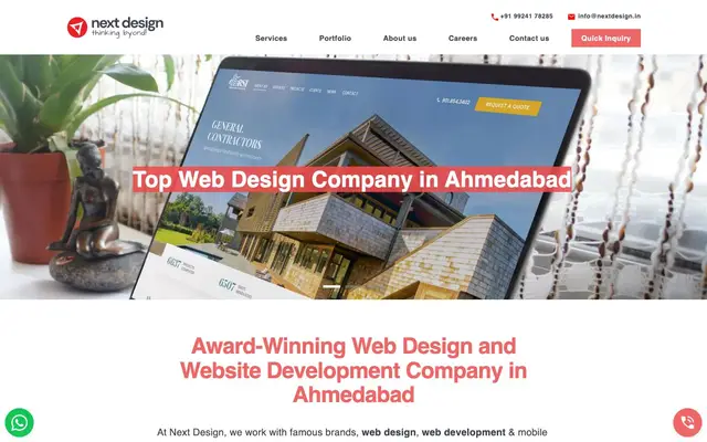 Next Design website